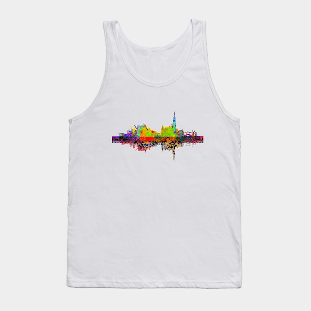 Amsterdam Skyline Tank Top by crunchysqueak